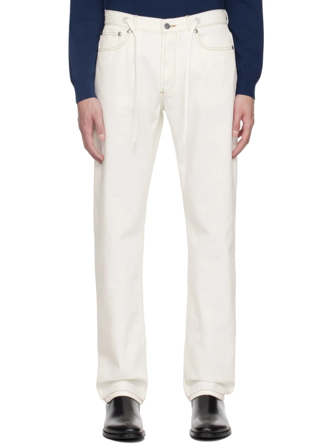 White Natacha Ramsay-Levi Edition Sureau Jeans - 1