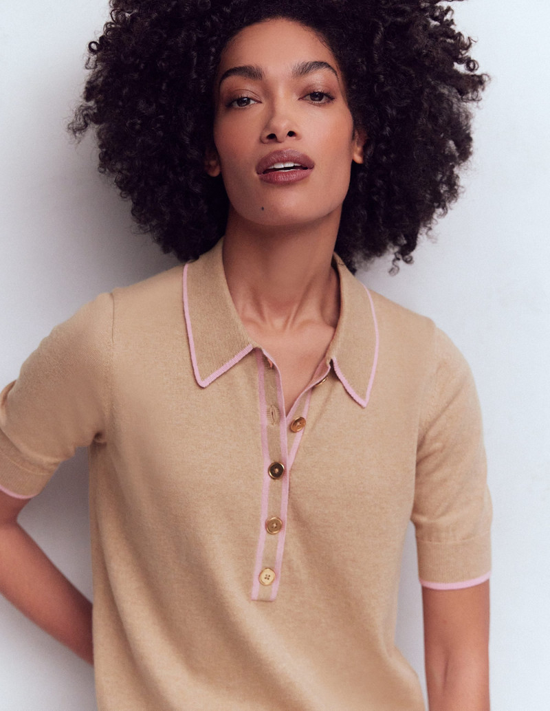 Liz Henley T-Shirt-Chinchilla Melange 6