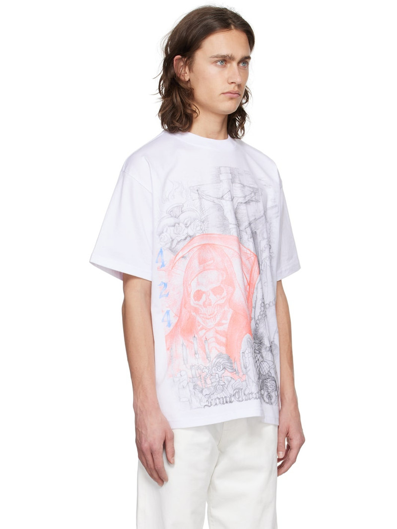 White Printed T-Shirt 2