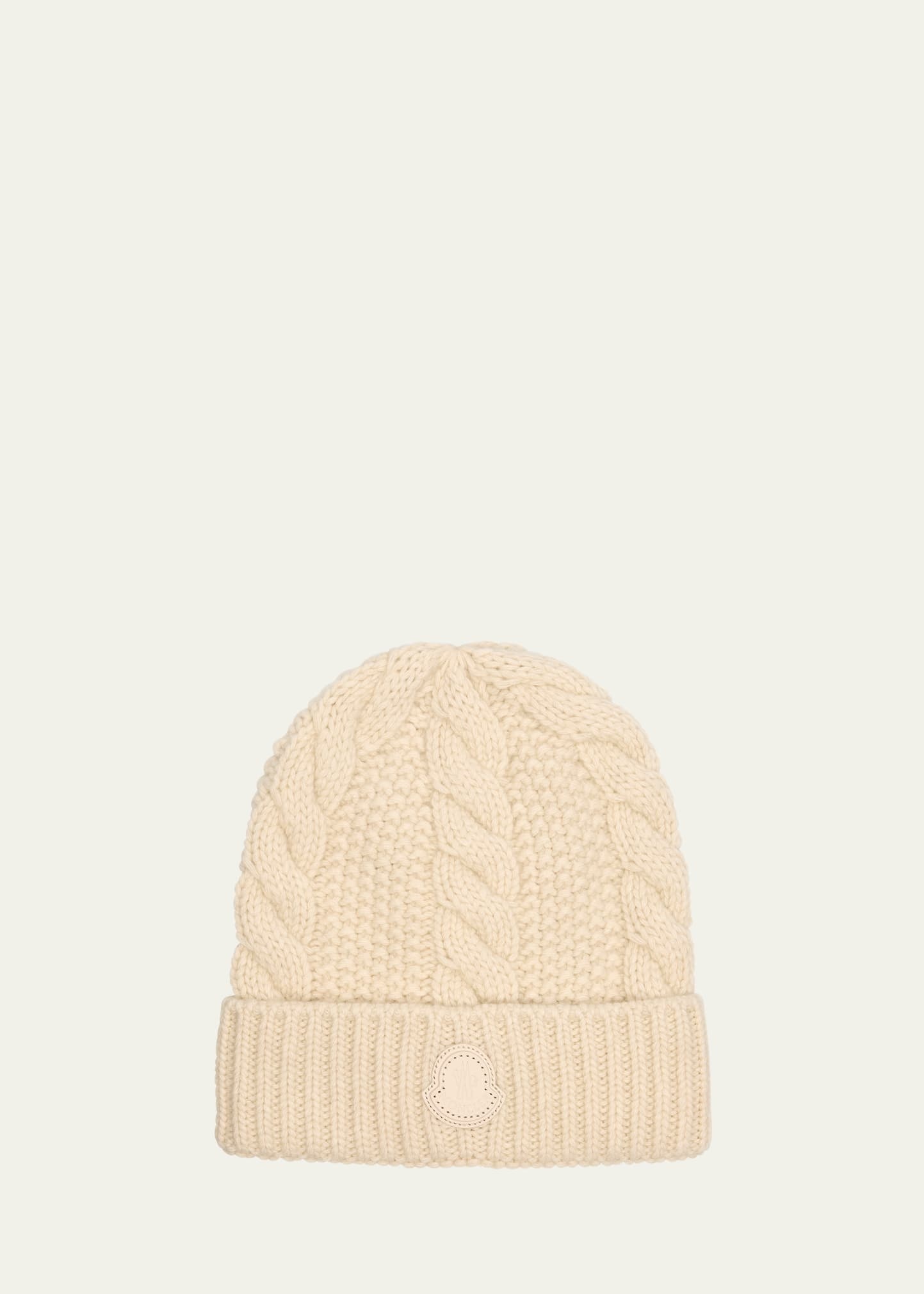 Men's Chunky Wool-Cashmere Beanie - 1