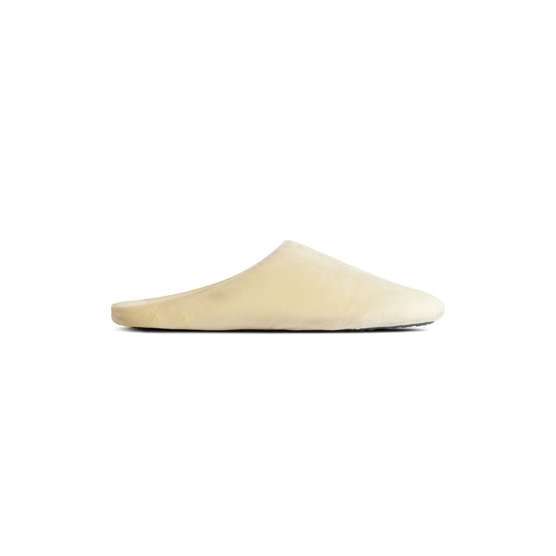 Men's Château Flat Mule in Butter Yellow 1