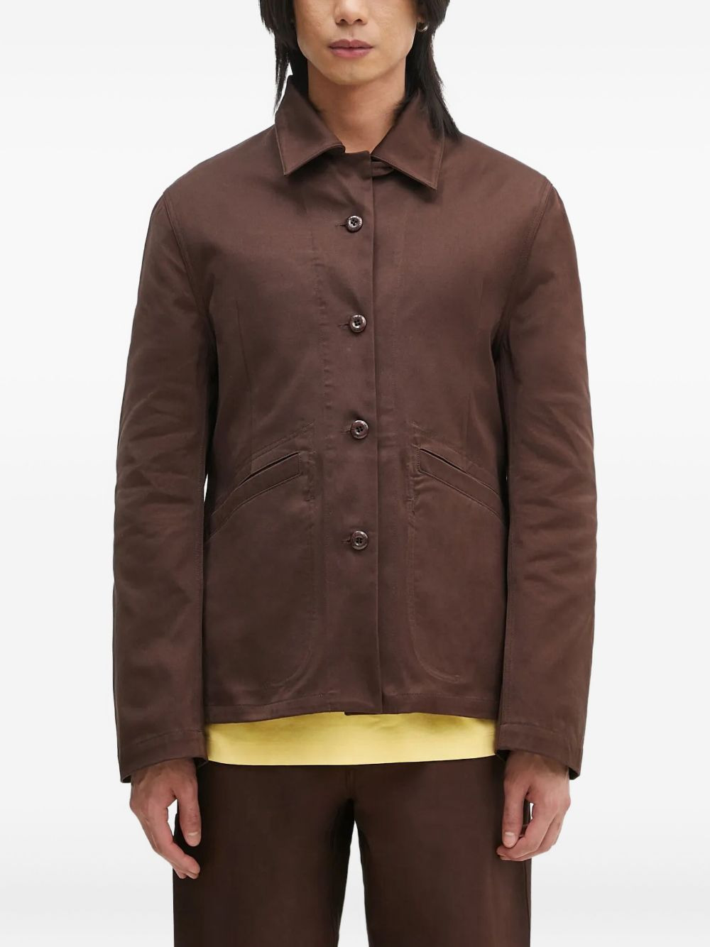 reversible buttoned jacket - 4