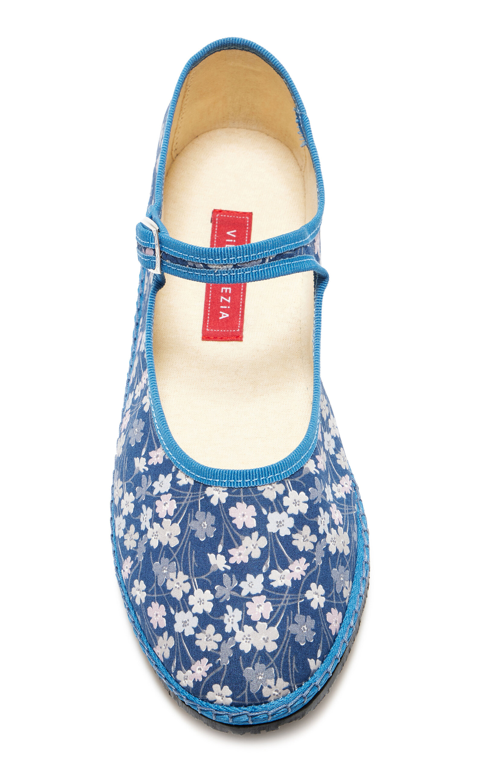 Exclusive Riviera Floral Canvas Mary Jane Flats blue - 5