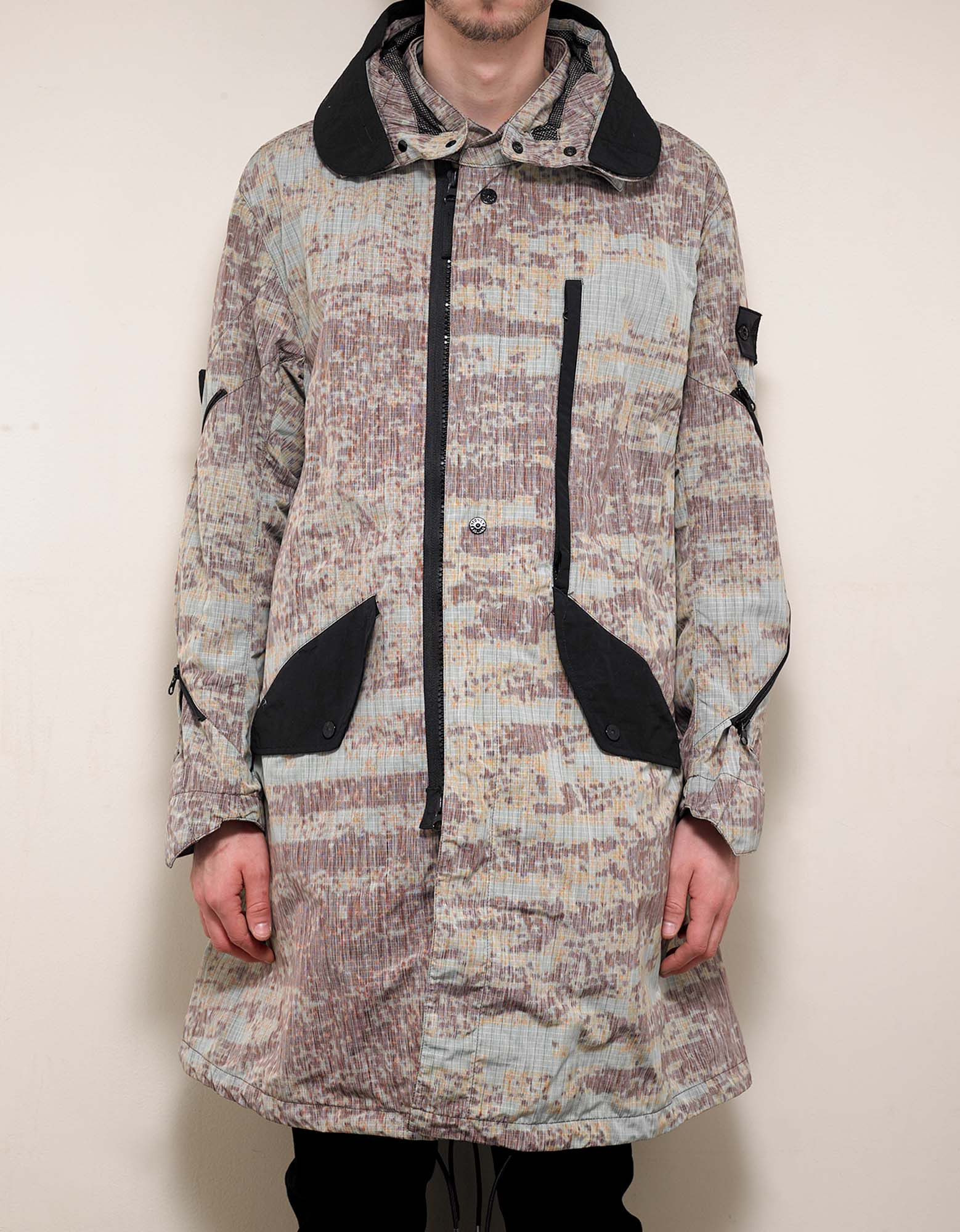 Stone Island Shadow Project DPM Chiné Rust Brown Articulated Fishtail Parka - 3