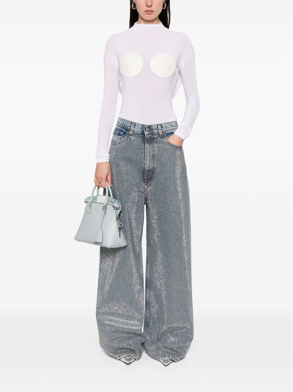 conical  long-sleeve top - 2