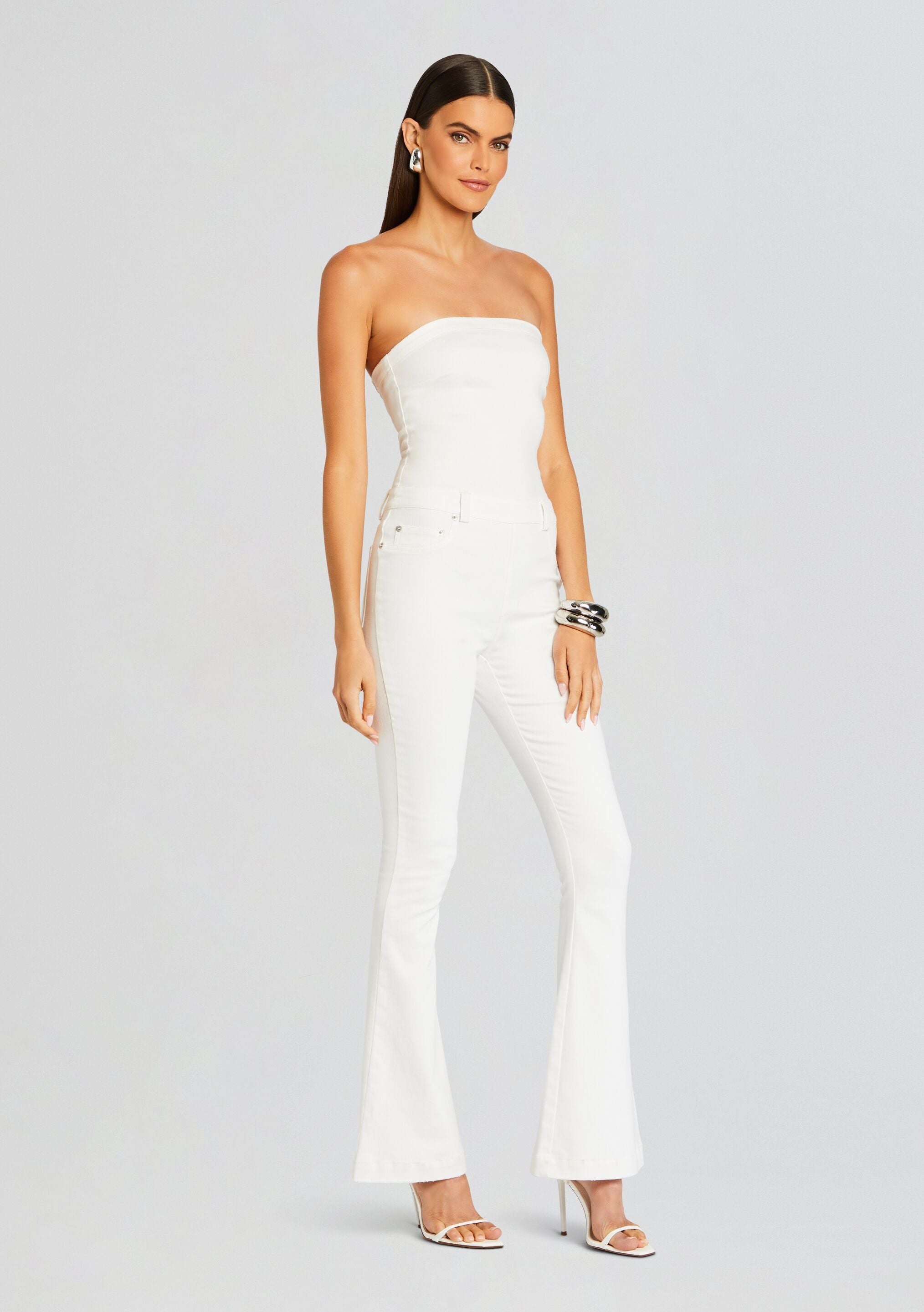 JEANETTE STRETCH DENIM JUMPSUIT - 3