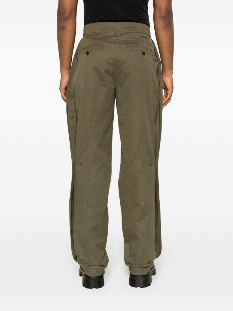 logo-appliquÃ© straight-leg trousers 4