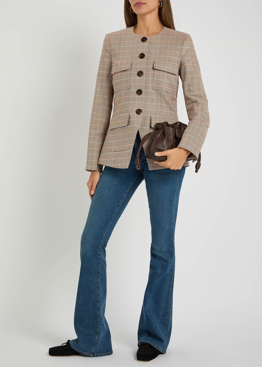 Veronica Beard Orrin Hounds Tooth Woven Jacket - 4