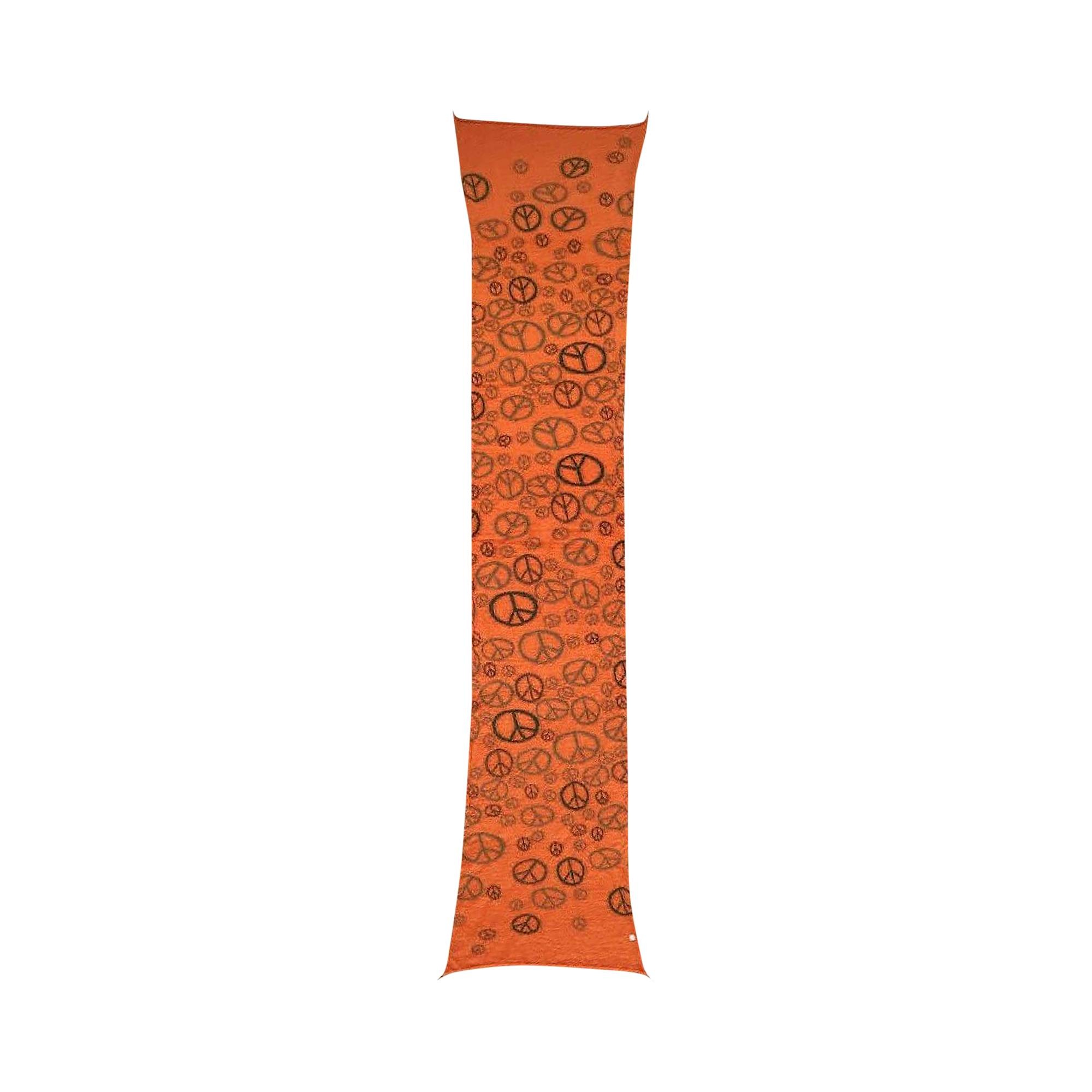 Kapital Fulling Wool Happy Scarf 'Orange' - 2