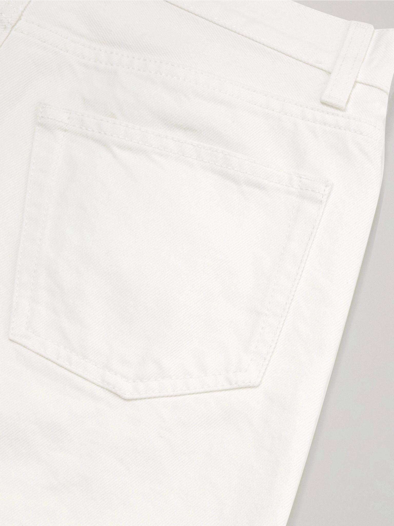 Lesley cropped straight-leg jeans White - 6
