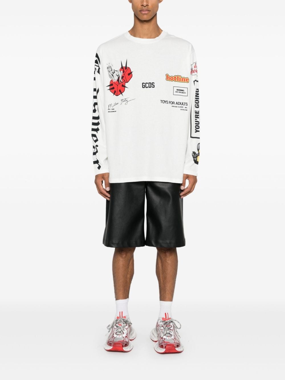 logo-print T-shirt - 2