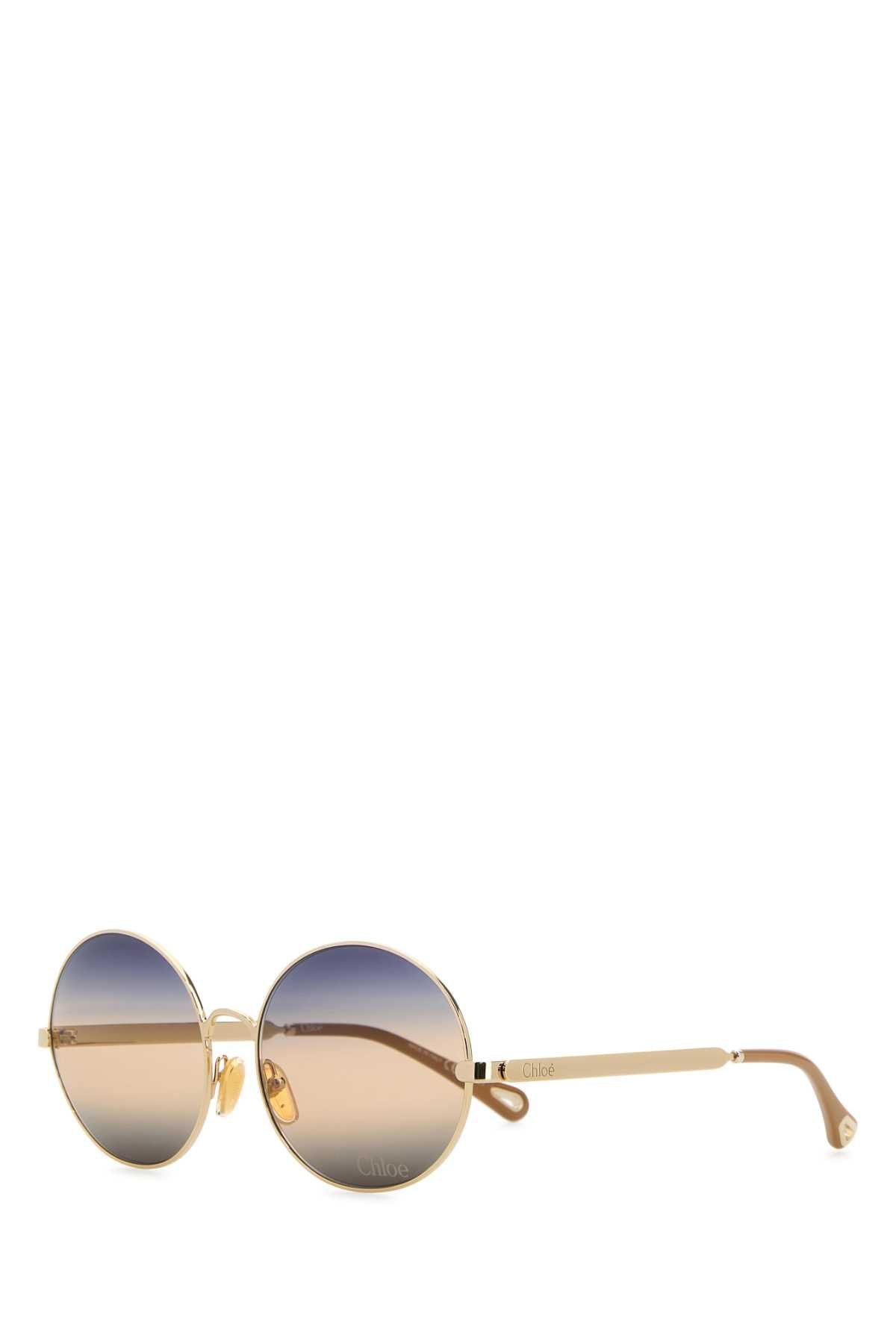 Chloe Women Gold Metal Salome Sunglasses - 1