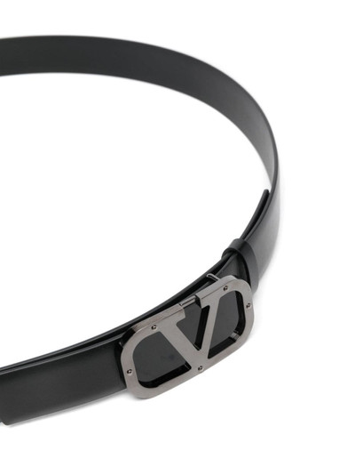 Valentino VLogo-plaque leather belt outlook