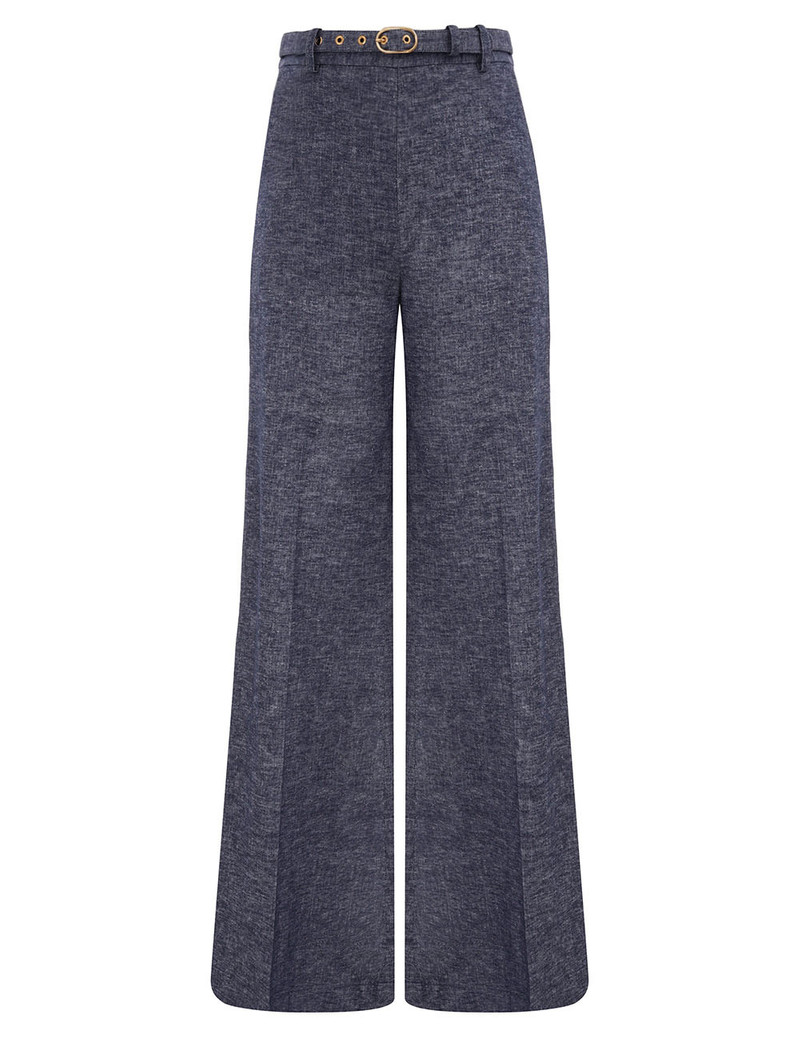 HYPNOTIC CHAMBRAY FLARE PANT 1