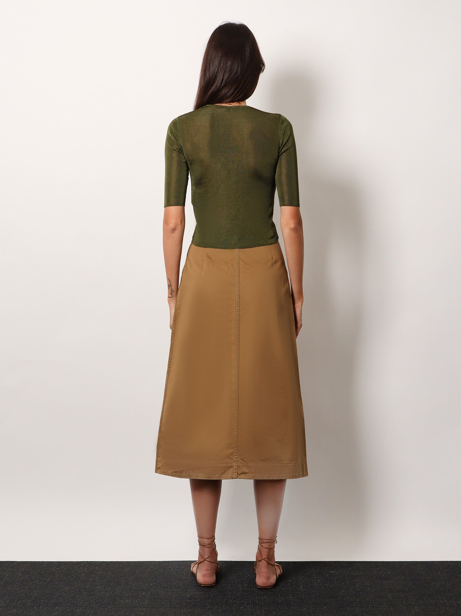 Semi-Sheer Certified Viscose Knitted Top - 3