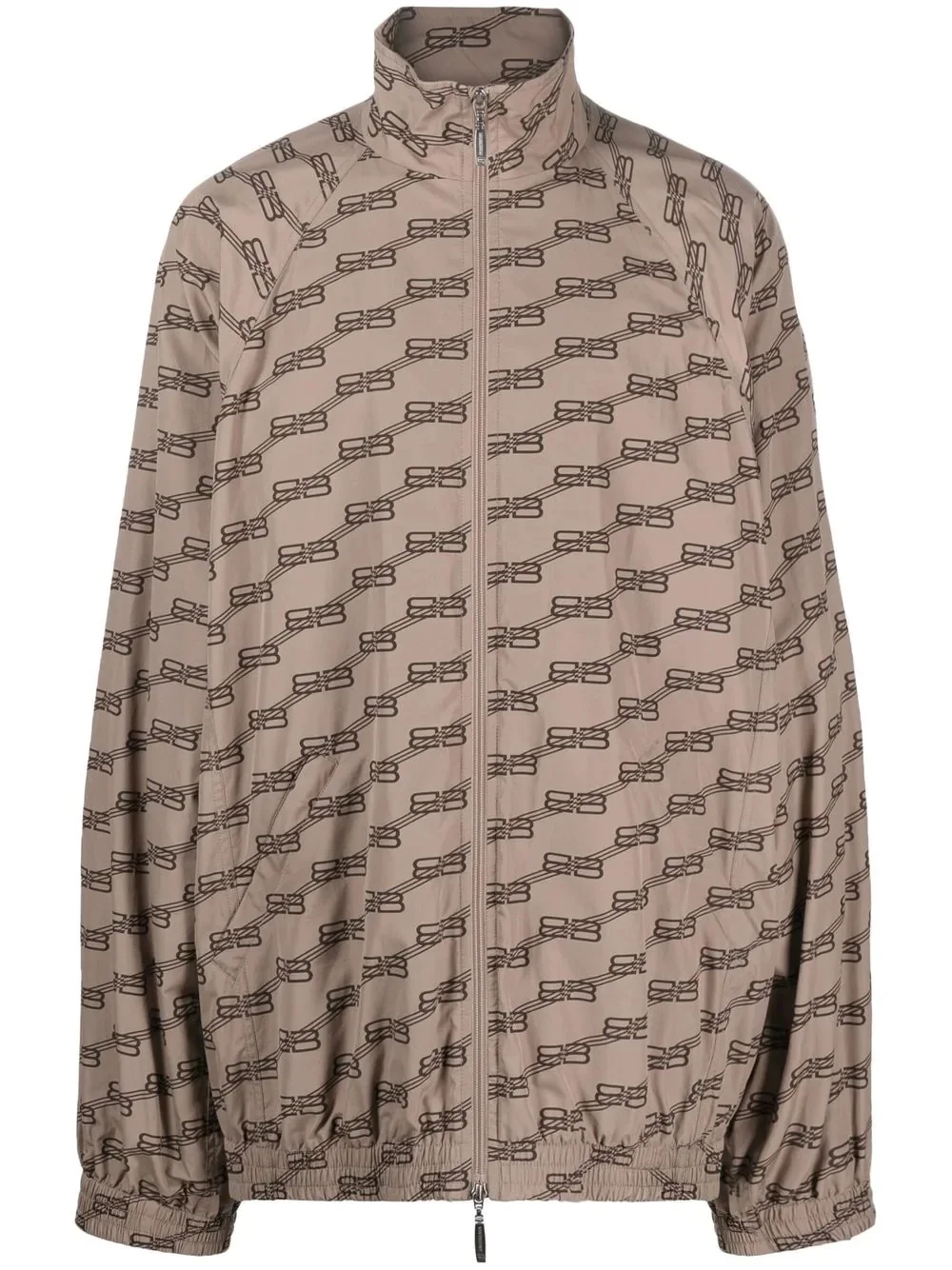 monogram-print track jacket - 1