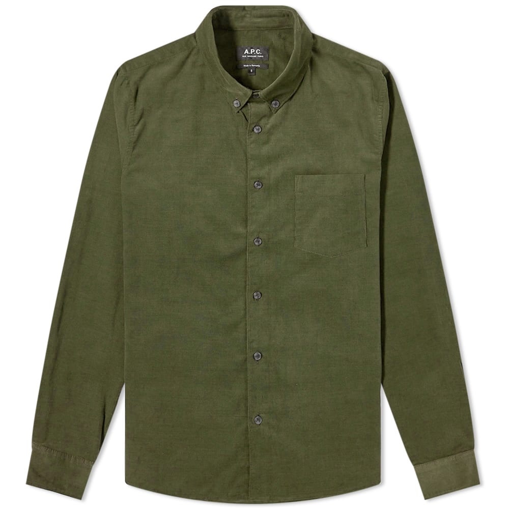 A.P.C. Serges Baby Cord Shirt - 1