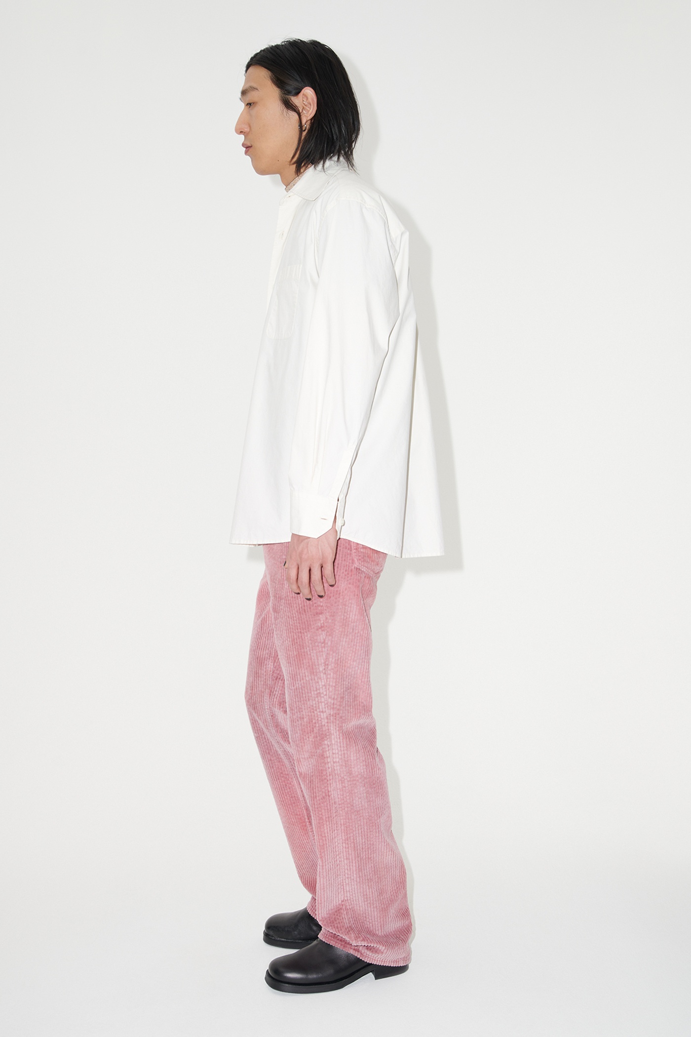 Above Shirt Jet Stream White Poplin - 7