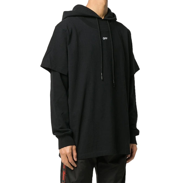 Men's Off-White Arrow Logo Black OMBB051E20FLE0011001 - 3
