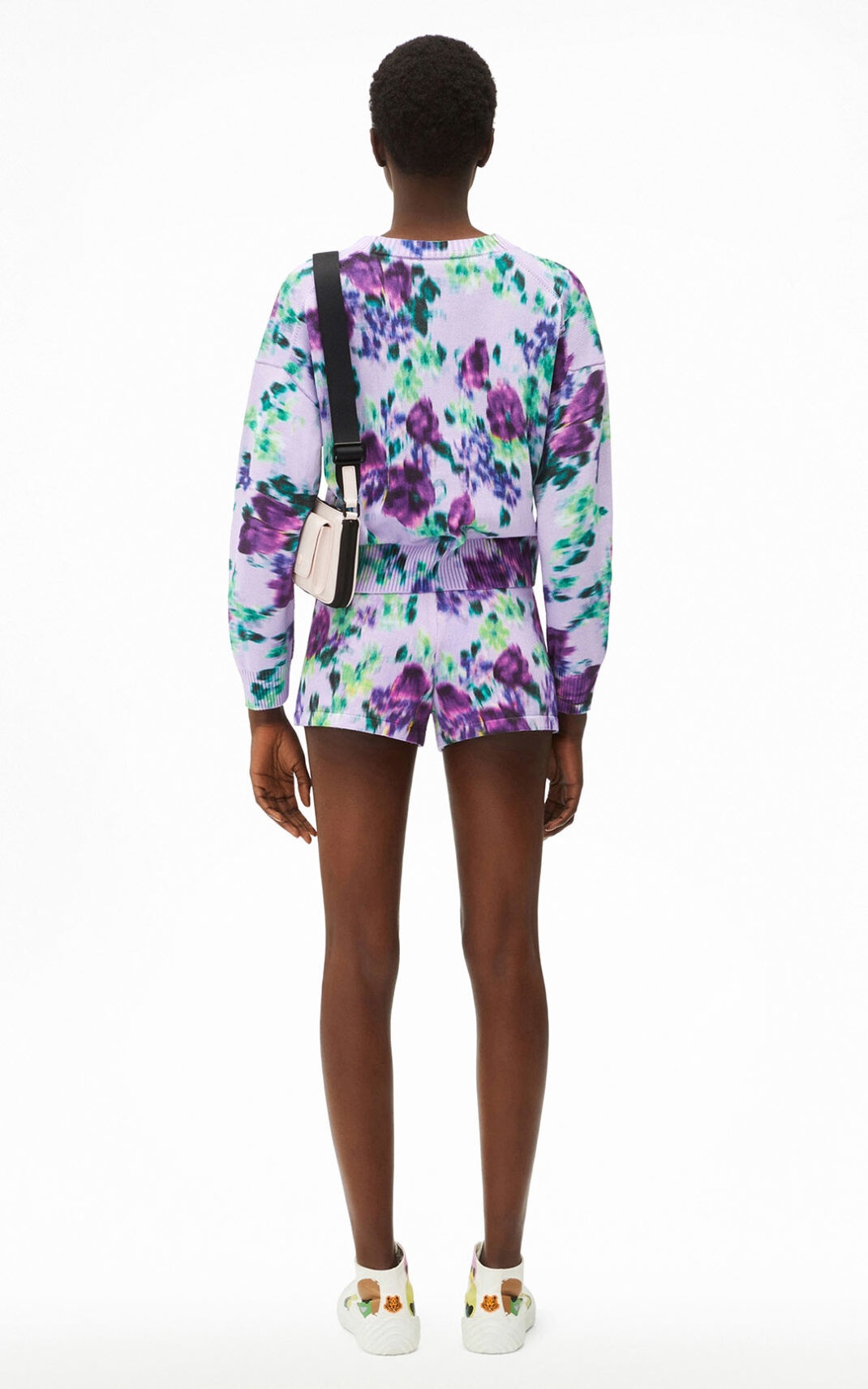 'Blurred Flowers' cardigan - 4