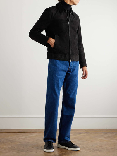 Brioni Suede Blouson Jacket outlook