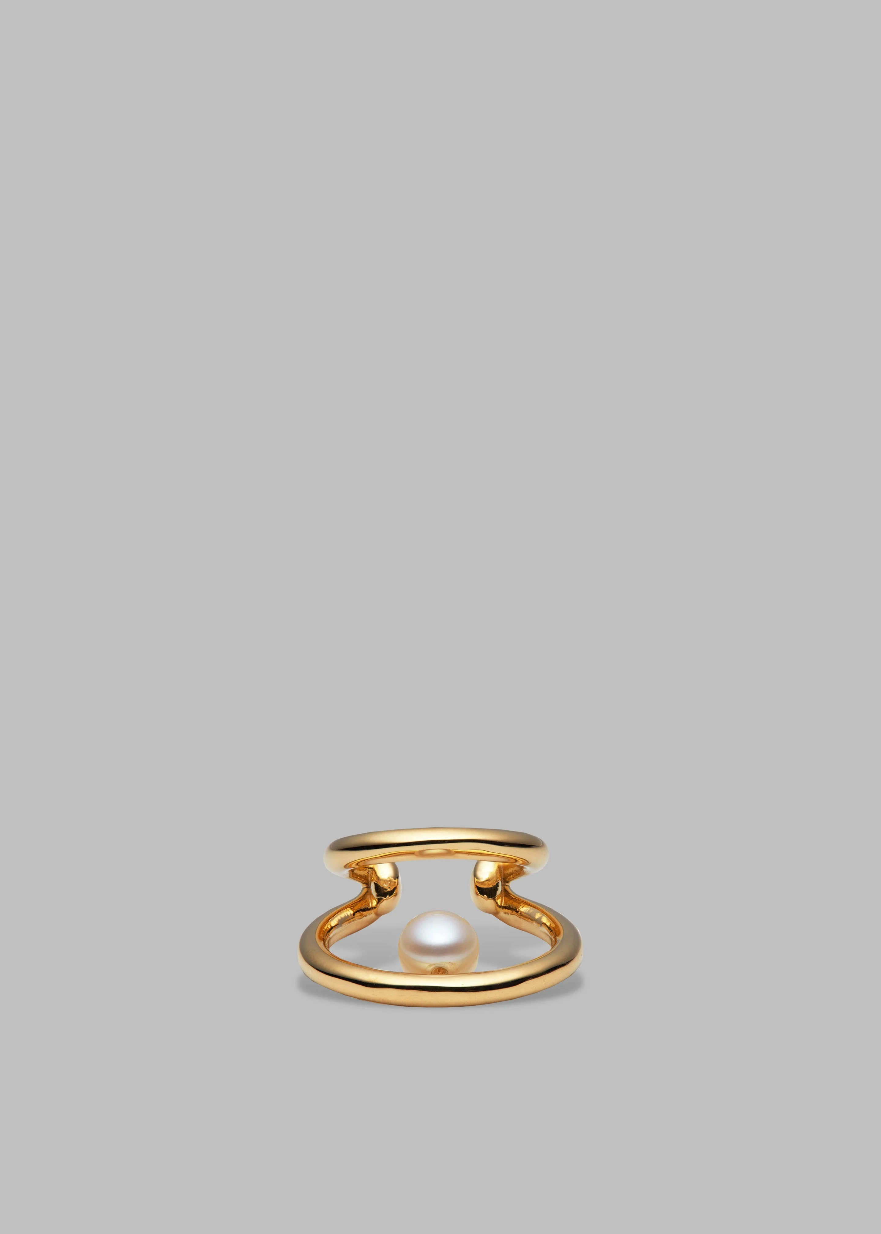 Otiumberg Double Pearl Cuff - Gold - 1