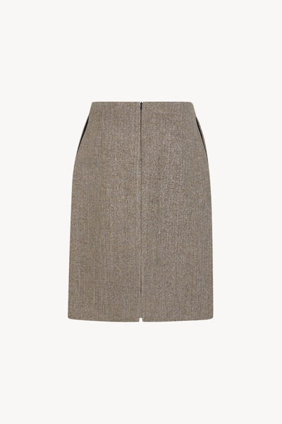 The Row Corinna Skirt in Lurex Canvas outlook