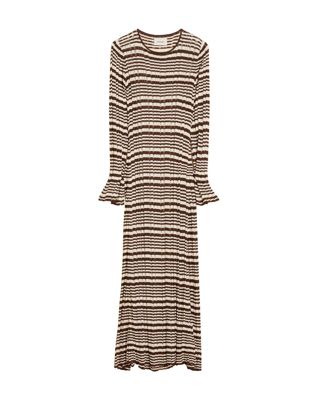 RIB STRIPE DRESS - 1