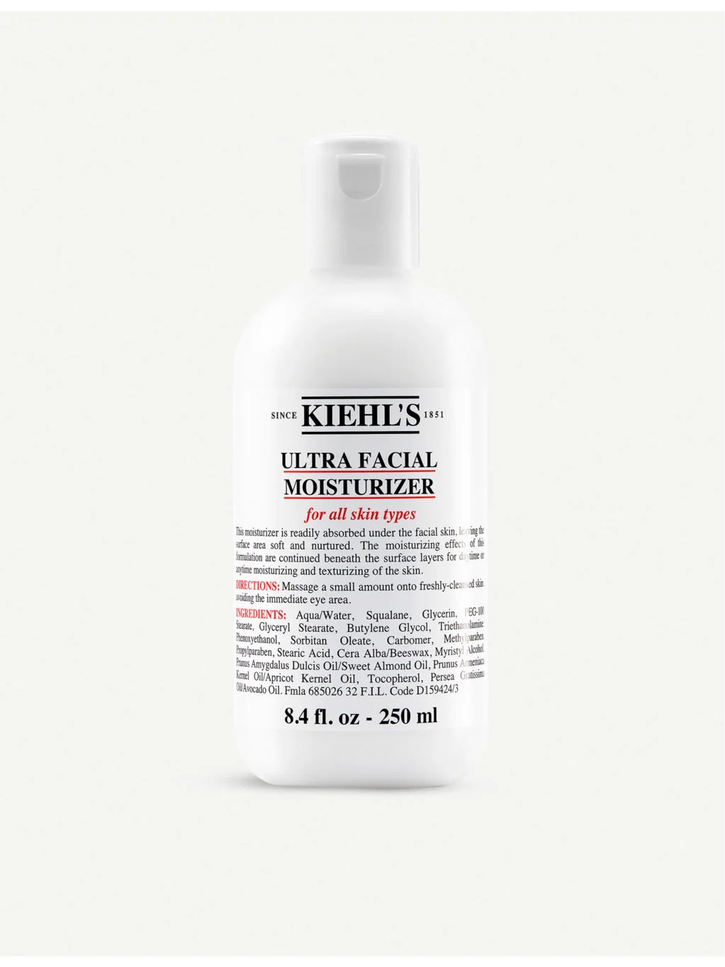 Ultra Facial moisturiser 250ml - 1