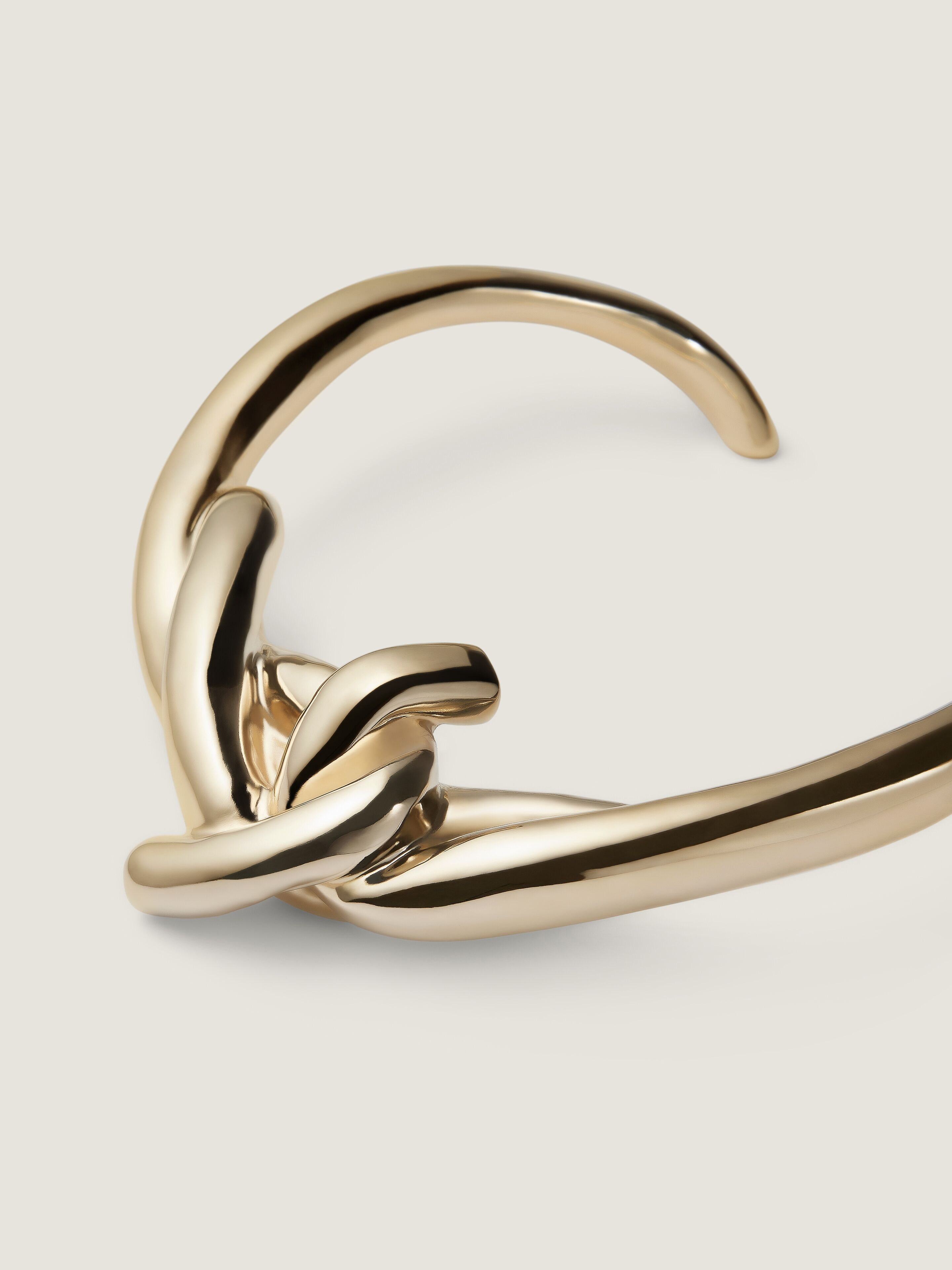 CHAIN LINK TORQUE NECKLACE IN METAL - 4
