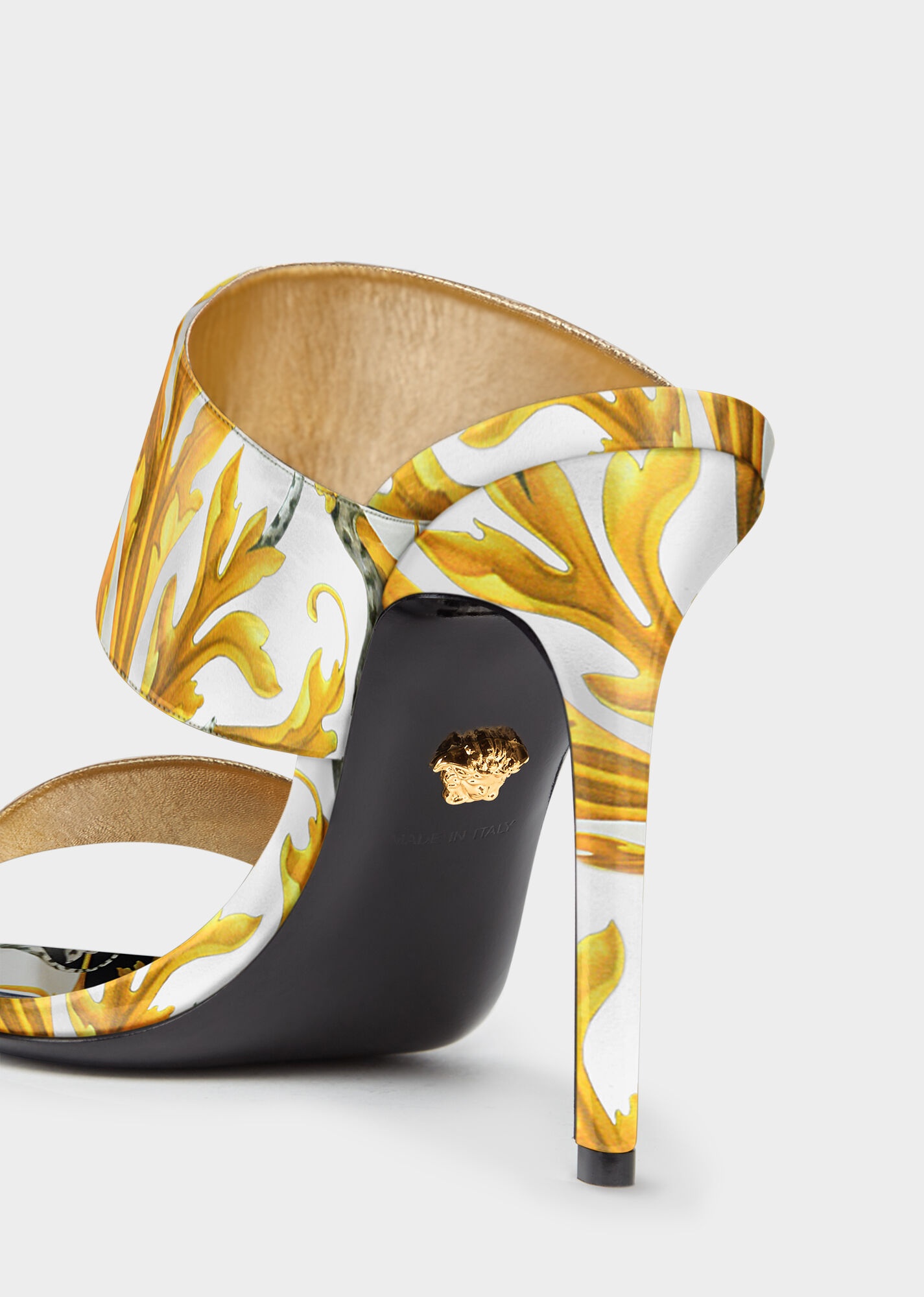 Acanthus Print Sandals - 4