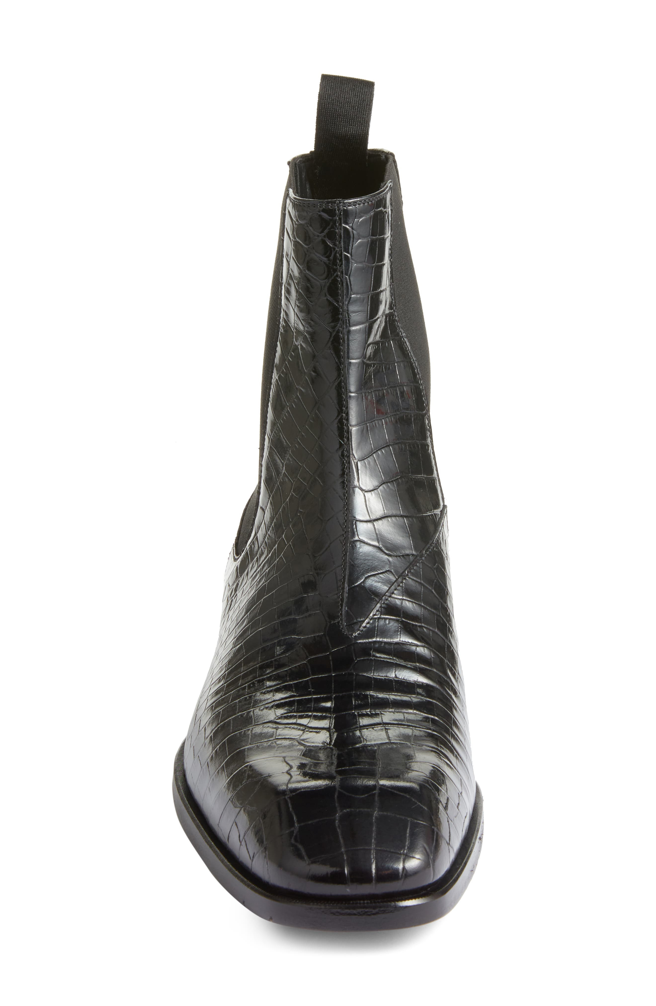 Bailey Croc Embossed Chelsea Boot - 4