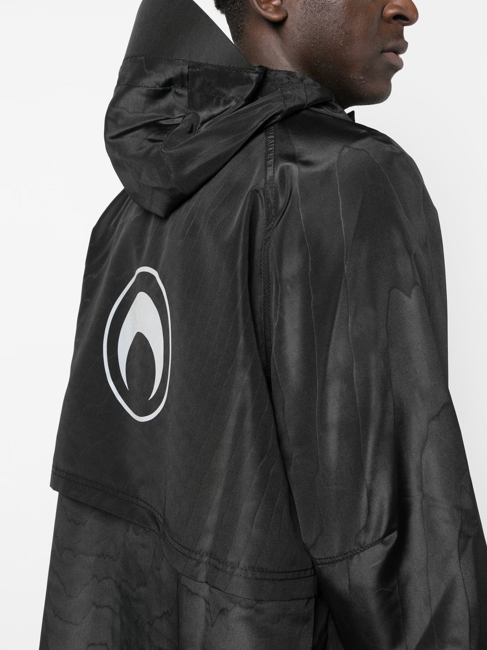 hooded logo-print windbreaker - 5