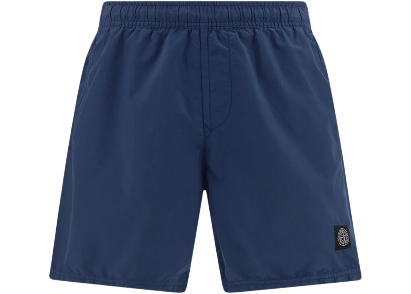 Stone Island Regular Fit Nylon Swim Trunks Dark Blue - 1