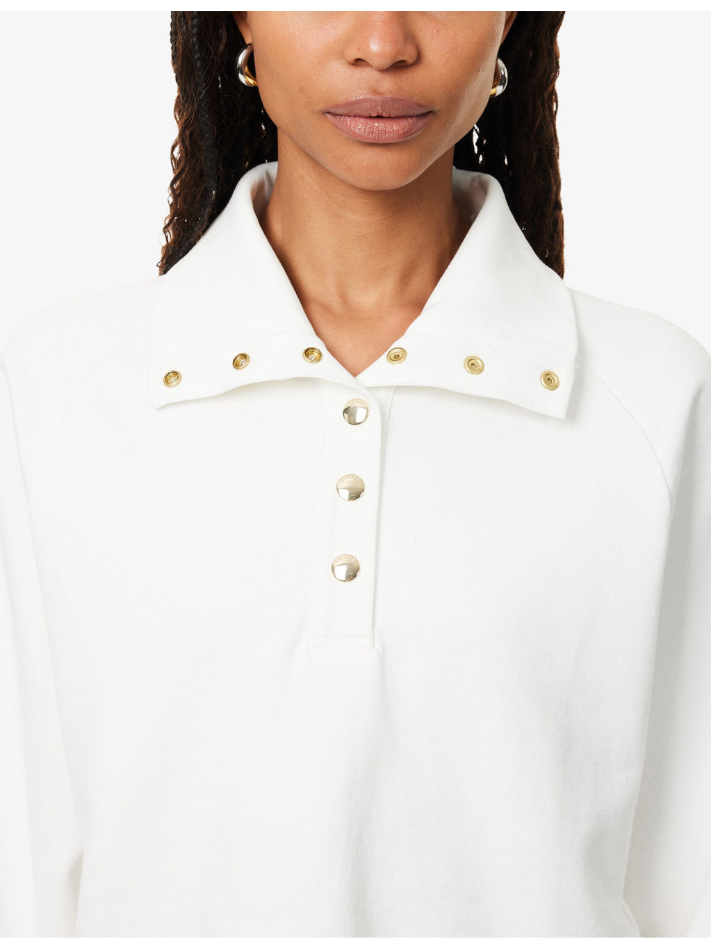 Coach High-Neck Cotton-Jersey Sweatshirt - 5