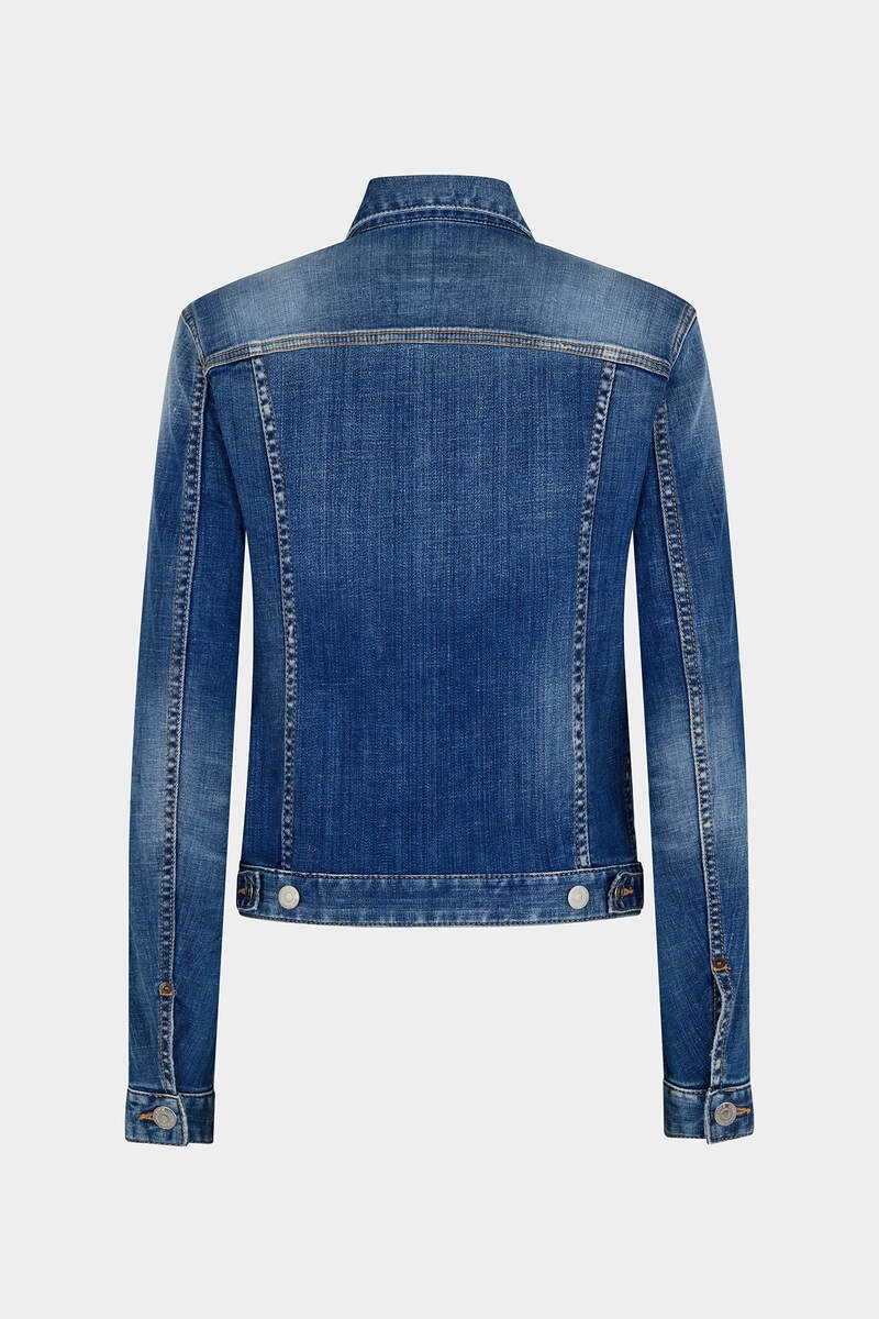 関税送料込♪DSQUARED2/Wash Boyfriend Jeans Jacket DSQUARED2 MEDIUM CLEAN WASH BOYFRIEND JEANS JACKET | REVERSIBLE