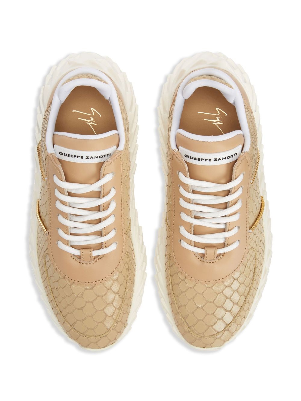 Nicki leather low-top sneakers - 4