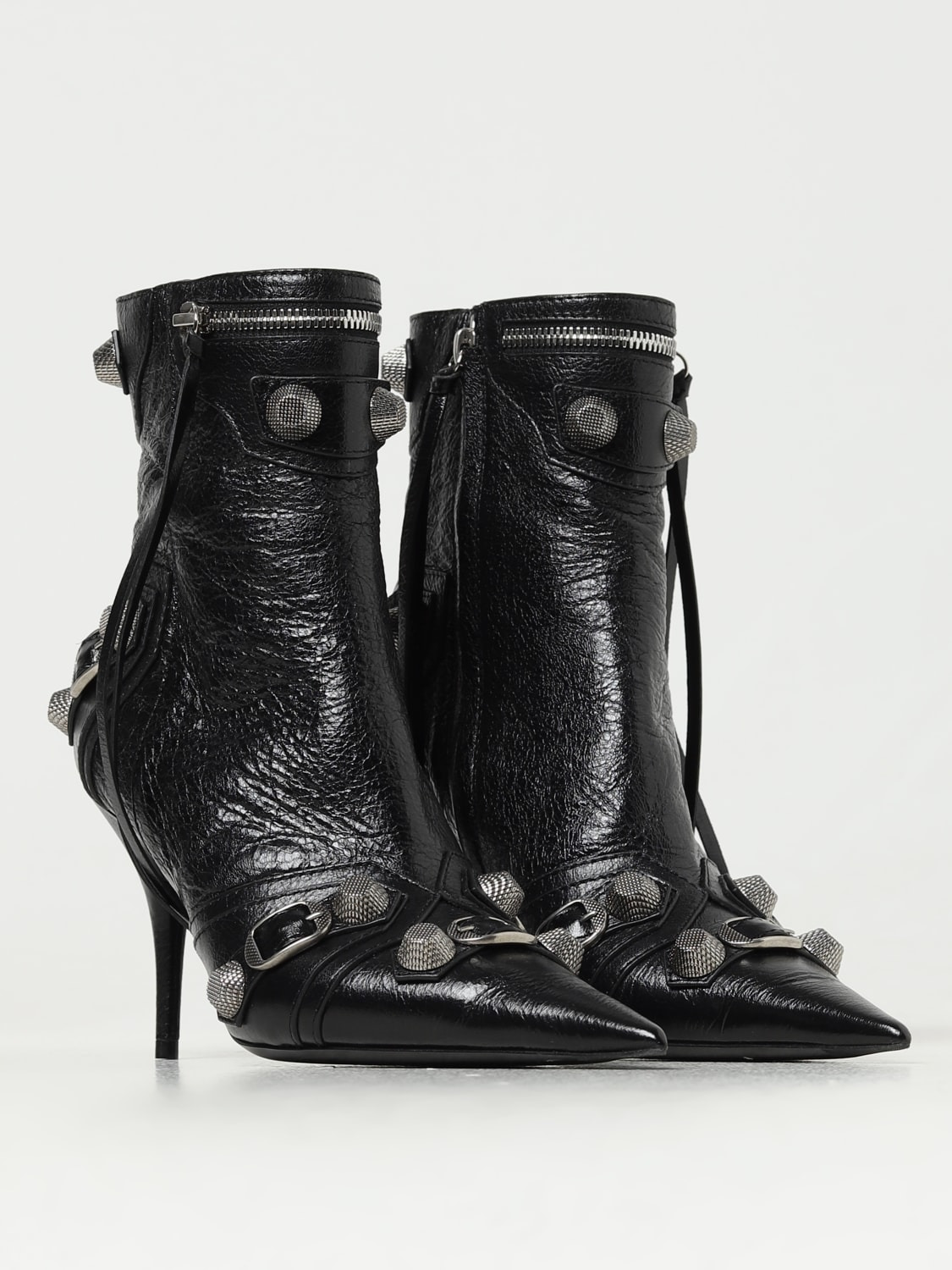 Balenciaga Cagole ankle boots in leather - 2