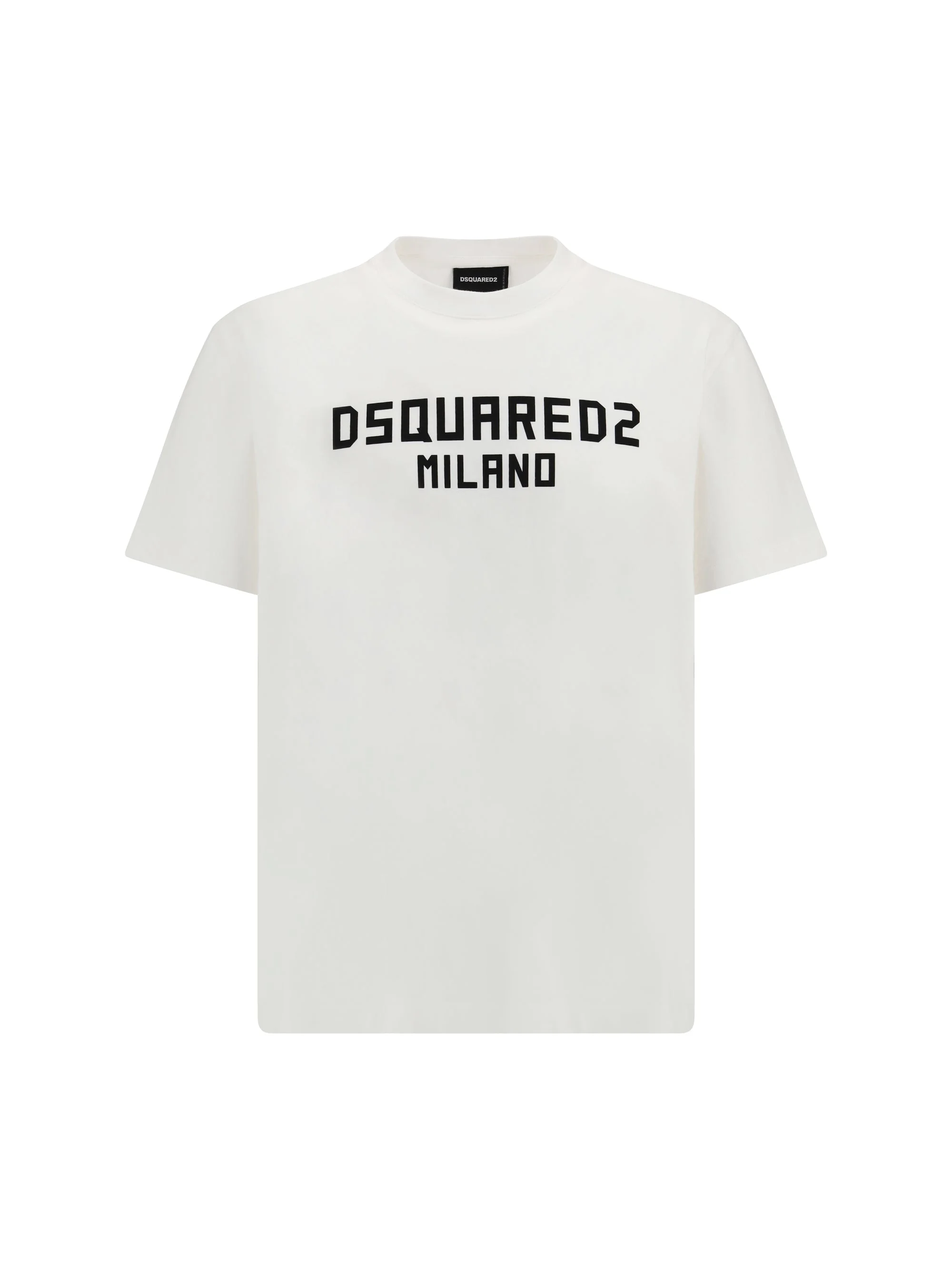 Dsquared2 Men T-Shirt With “Dsquared2 Milano” Logo Printed - 1