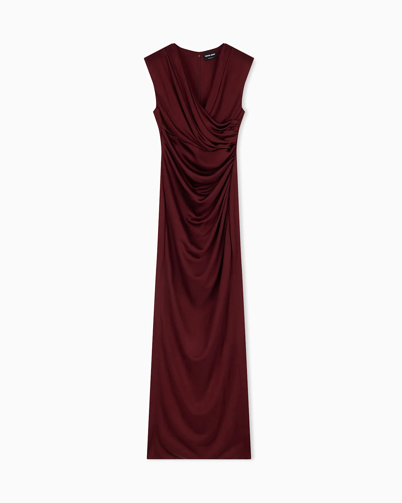LONG SLEEVELESS DRESS IN SHINY VISCOSE JERSEY NEW NORMAL - 1