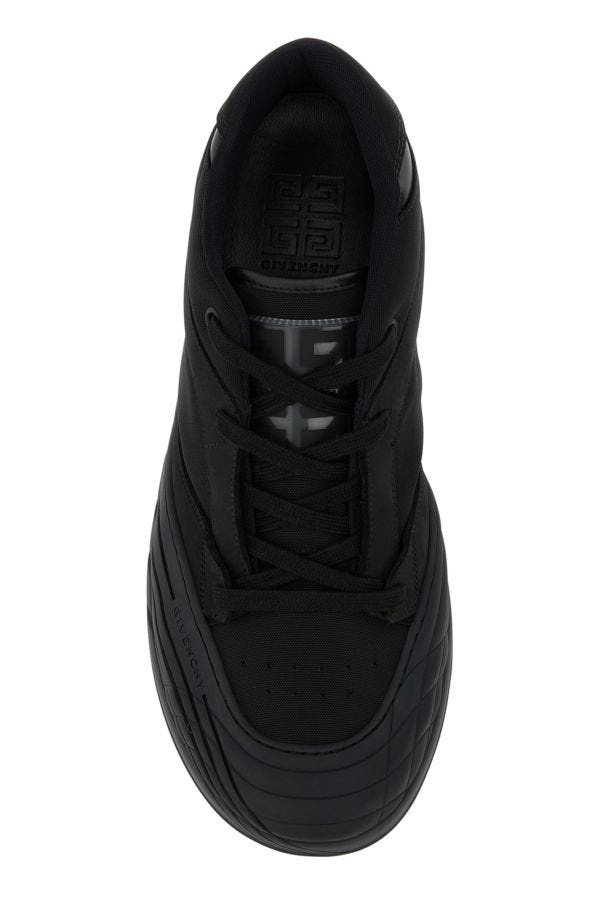 スニーカー Givenchy Black Canvas Rubber And Leather Sneakers Givenchy Black canvas, rubber and leather sneakers