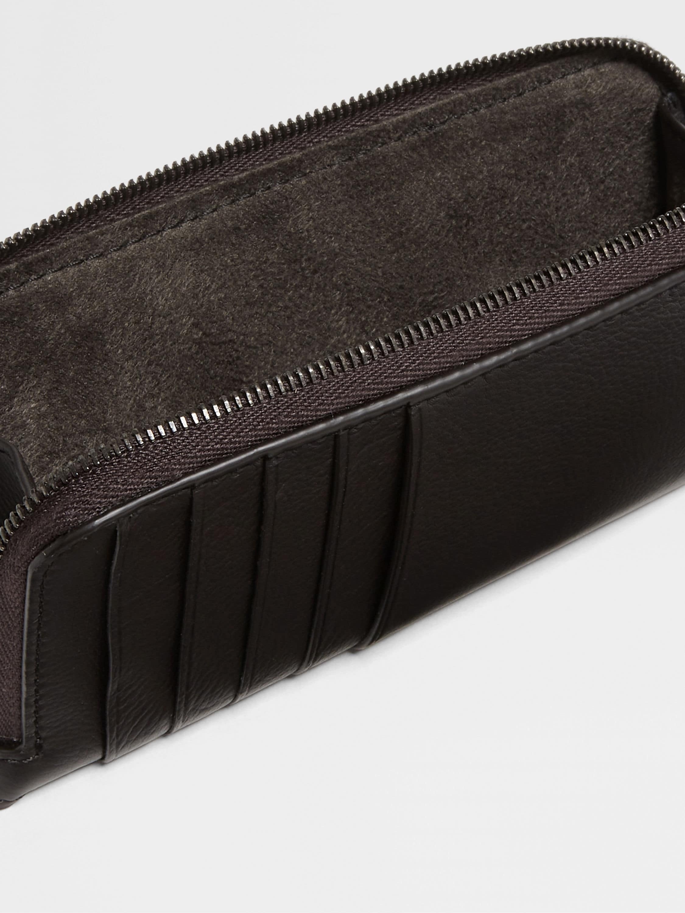 DARK BROWN SECONDSKIN WALLET - 2