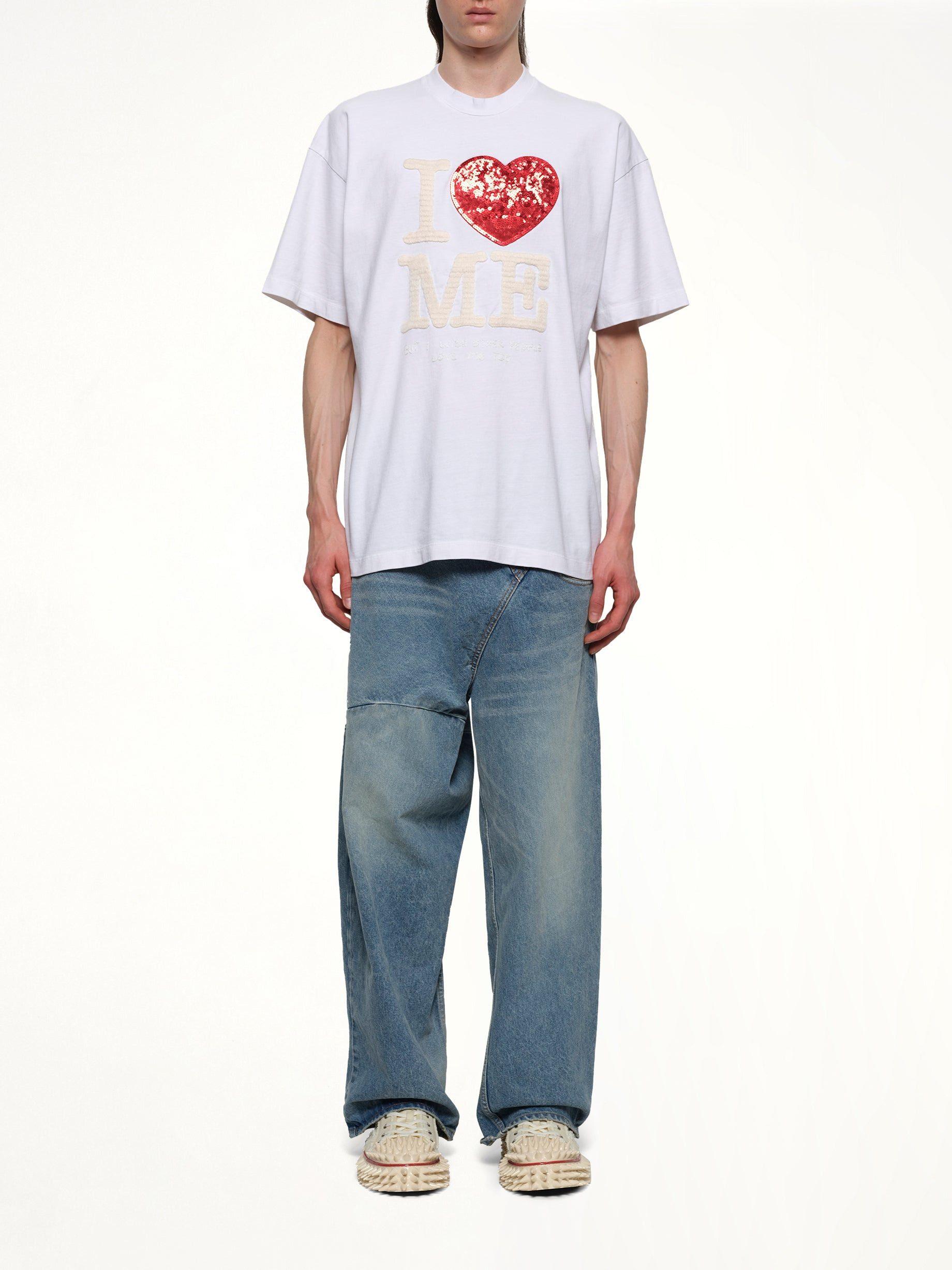 Grip-Love T-Shirt in White - 7