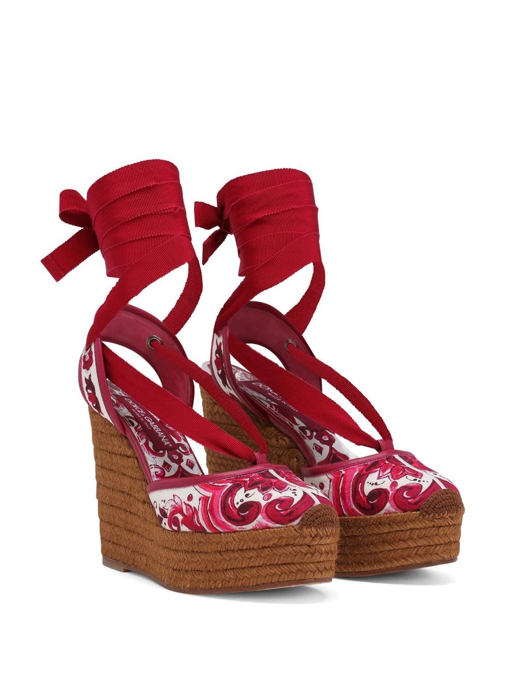 Majolica-print espadrilles - 2