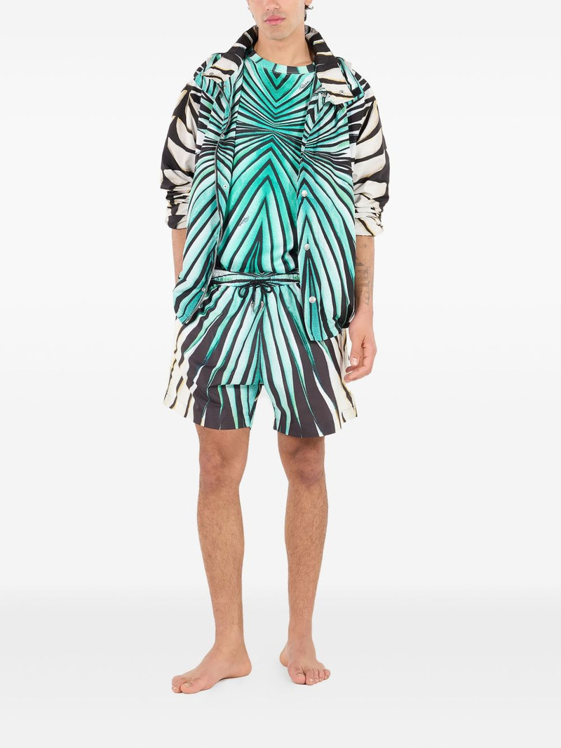 Roberto Cavalli Ray Of Sea-print jacket outlook
