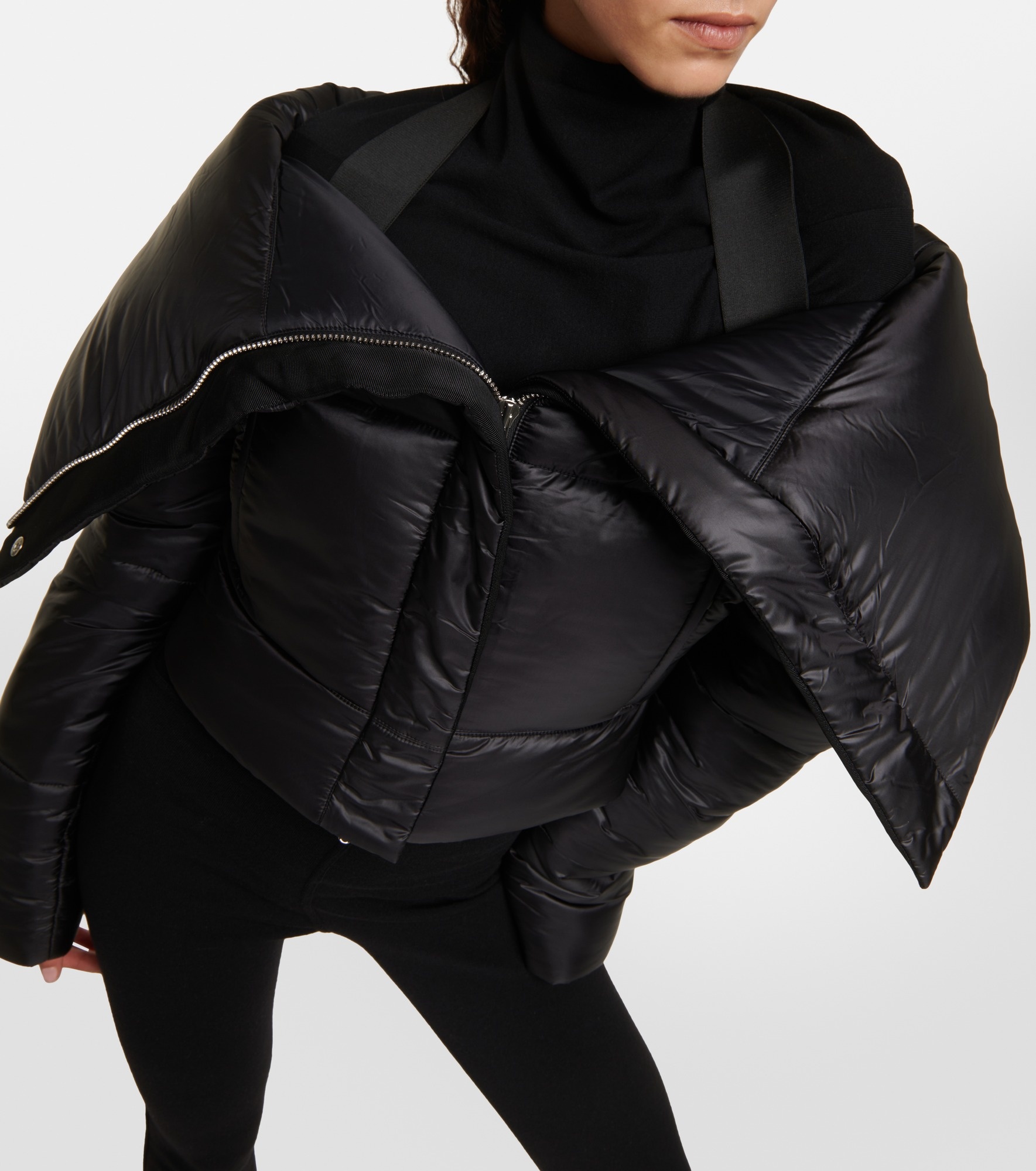 Cropped puffer jacket - 5