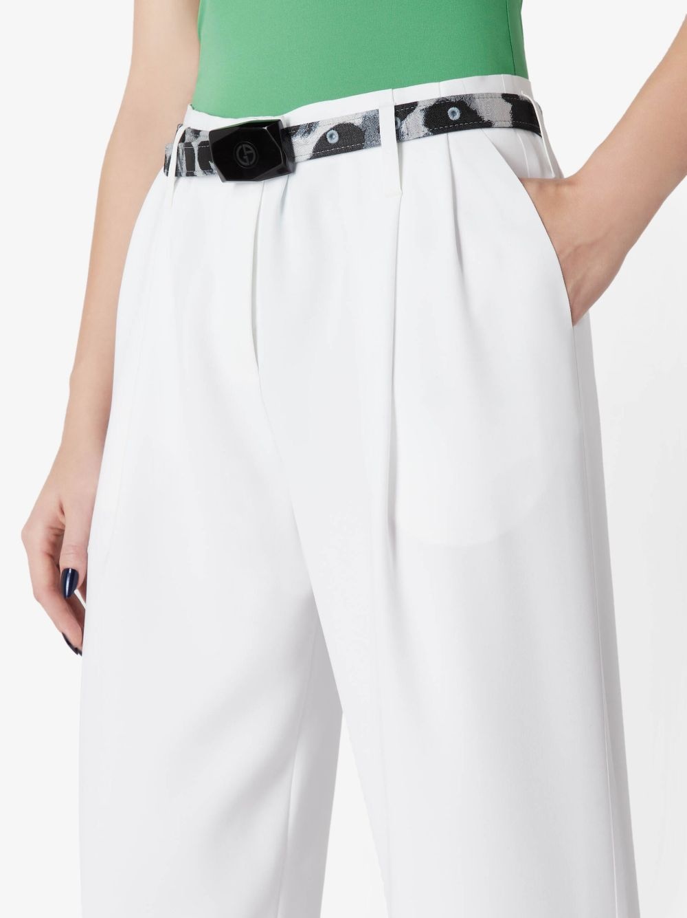 tailored straight-leg trousers - 5