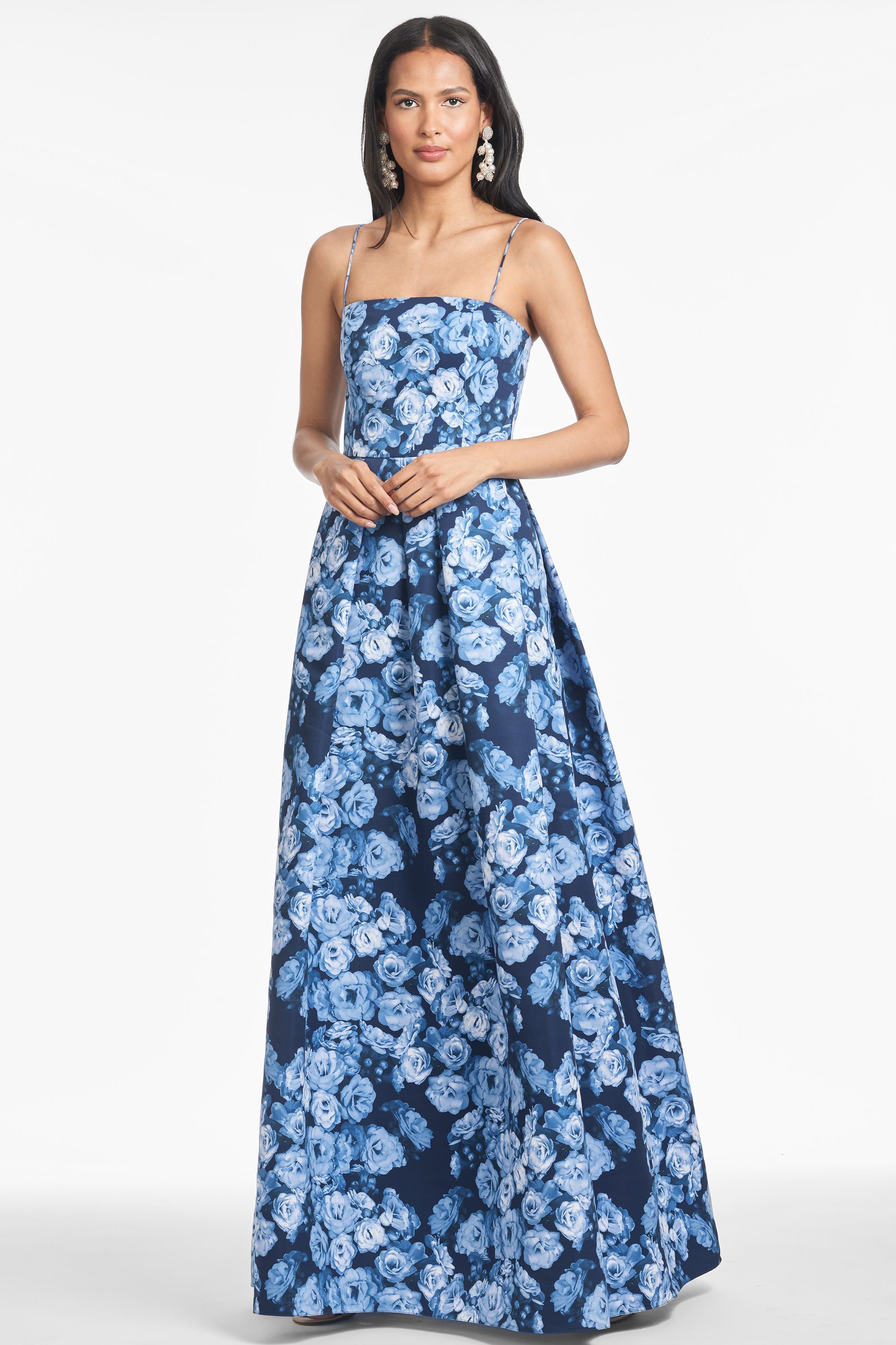BEAU GOWN - WILD SAPPHIRE ROSES - 3