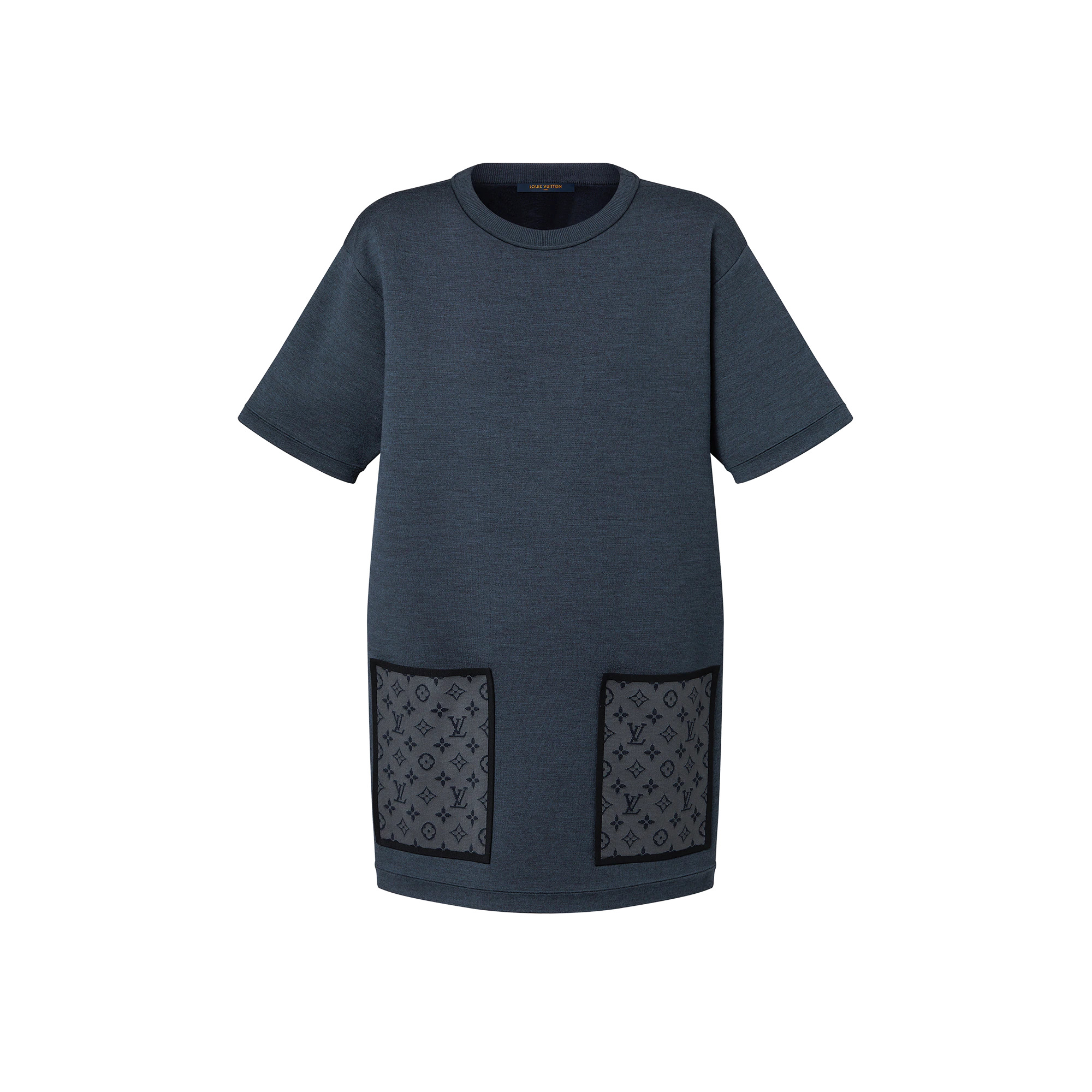 【ルイヴィトン・Louis Vuitton 】 Pocket Knit T-Shirt Dress Louis Vuitton Monogram Pocket Knit T-Shirt Dress | REVERSIBLE