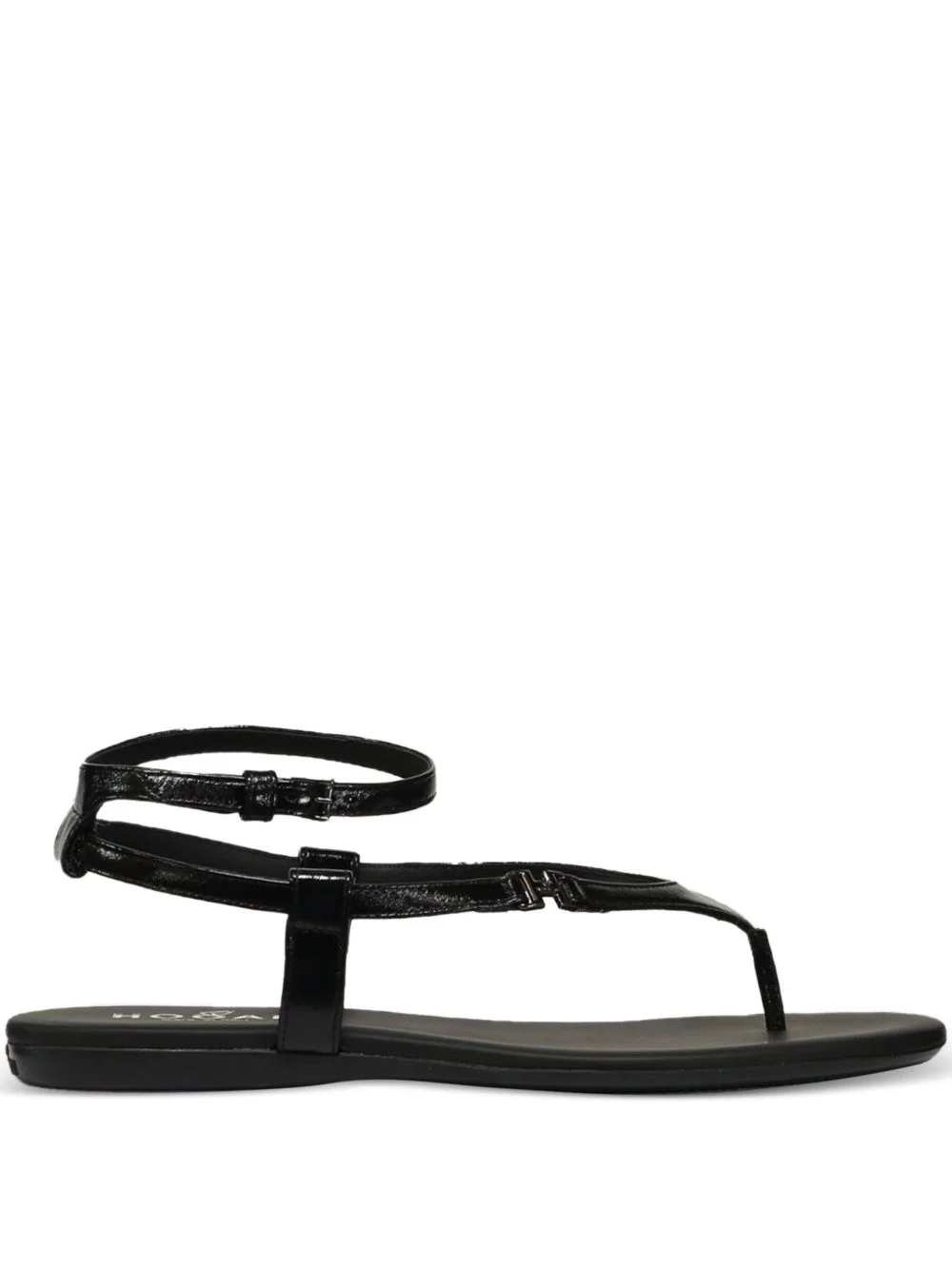 leather flat sandals - 1